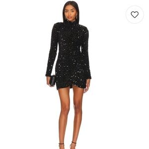 LIKELY Lisanna mini Dress in Black